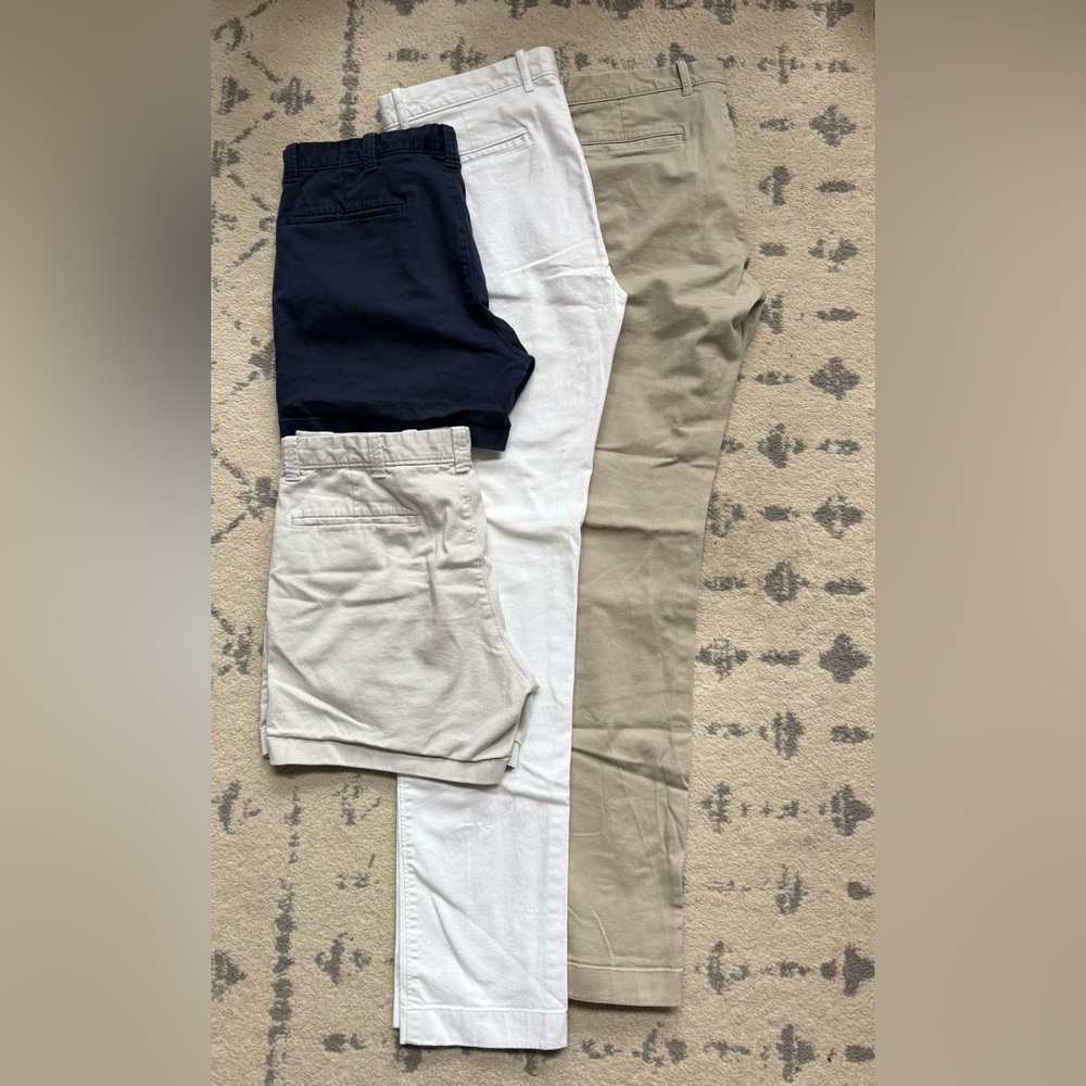 J. Crew Men's Chinos & Shorts Bundle (Size 32)